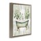 Stupell Industries Bath Oasis with Greenery Floating Frame, design by Nicole DeCamp